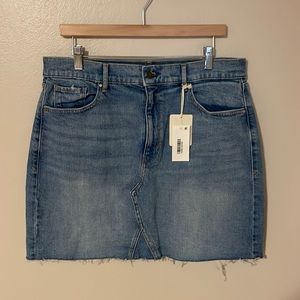 NWT ANA High Rise Jean Skirt. SZ 12